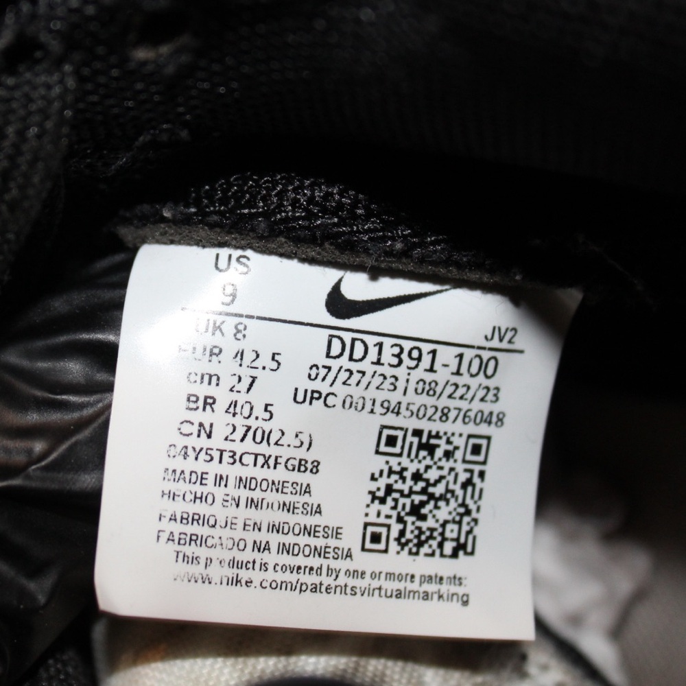 Nike Dunk Low Retro Panda Mens Size 9 Sneakers - Picture 11 of 12